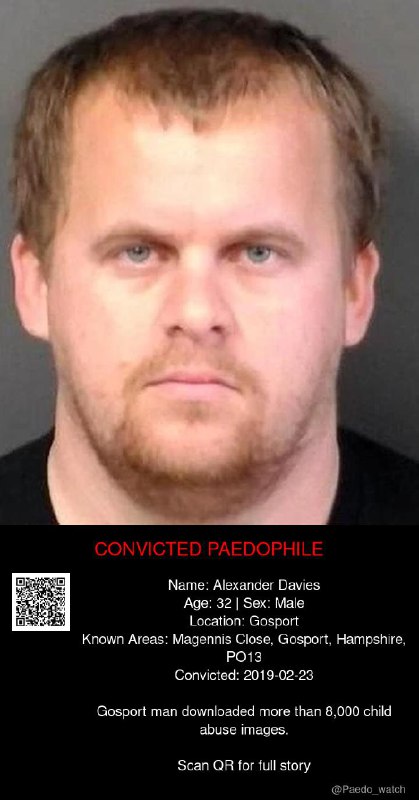 Alexander Davies 32 from #Gosport - 23/02/19