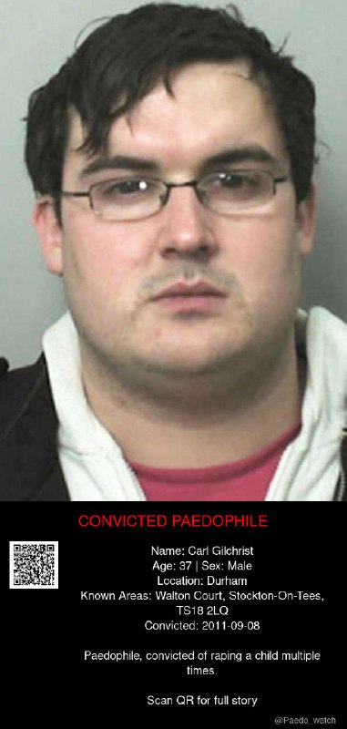 Carl Gilchrist 37 from #Durham - 08/09/11