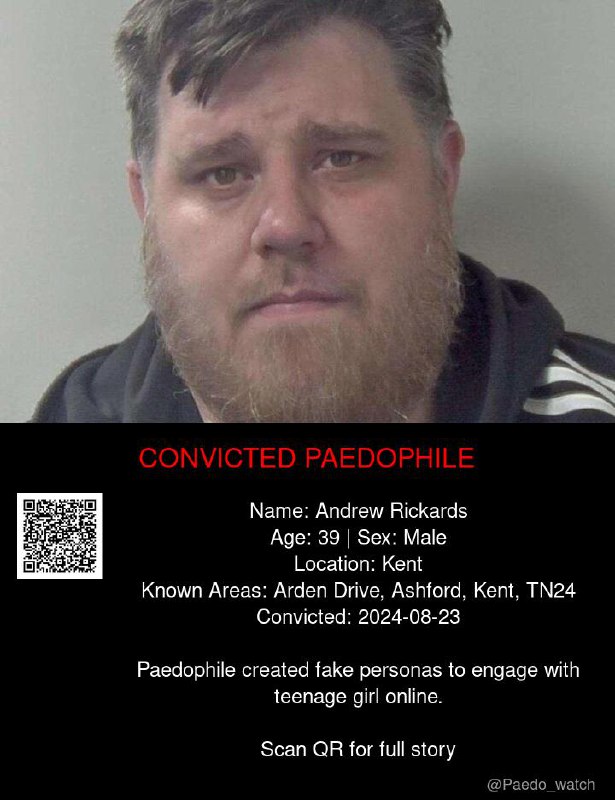 Andrew Rickards 39 from #Kent - 23/08/24