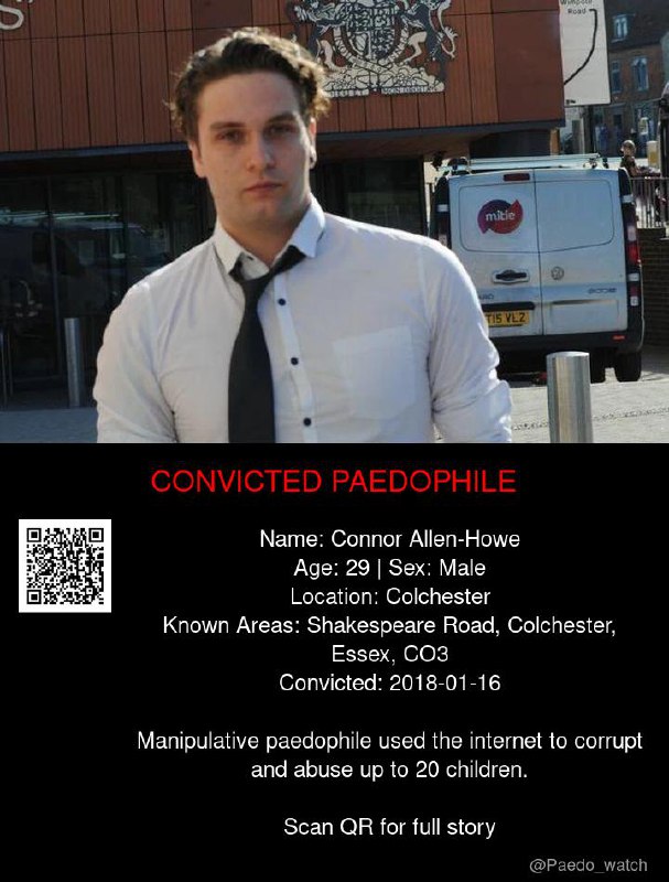 Connor Allen-Howe 29 from #Colchester - 16/01/18