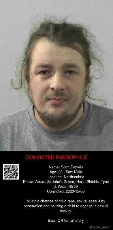 Scott Daniels 38 from #Northumbria - 06/12/23