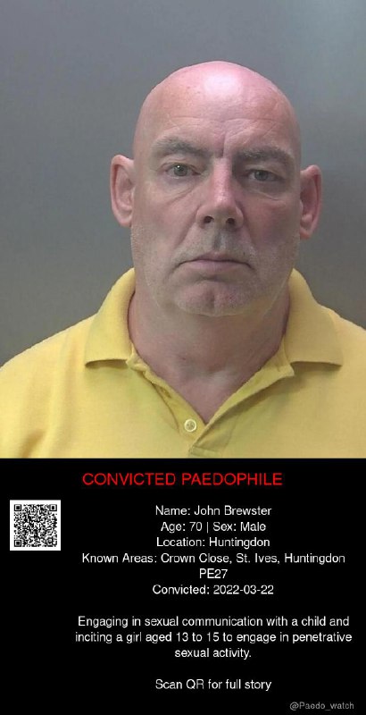 John Brewster 70 from #Huntingdon - 22/03/22