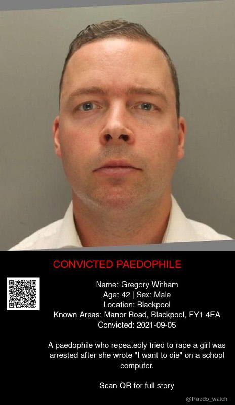 Gregory Witham 42 from #Blackpool - 05/09/21