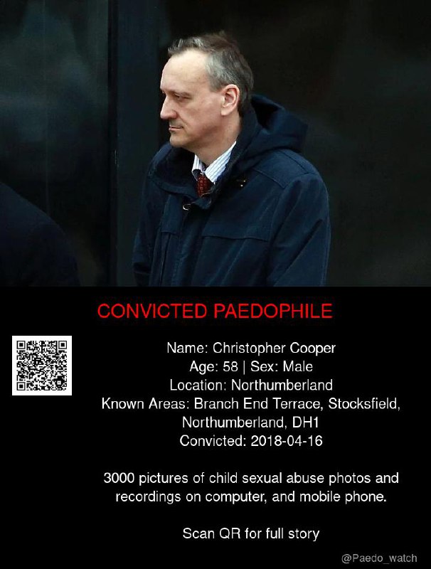 Christopher Cooper 58 from #Northumberland - 16/04/18