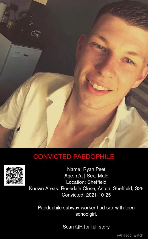 Ryan Peet n/a from #Sheffield - 25/10/21