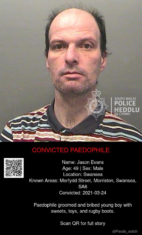 Jason Evans 49 from #Swansea - 24/03/21