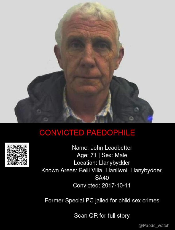 John Leadbetter 71 from #Llanybydder - 11/10/17