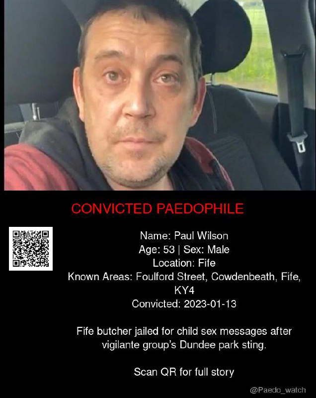 Paul Wilson 53 from #Fife - 13/01/23