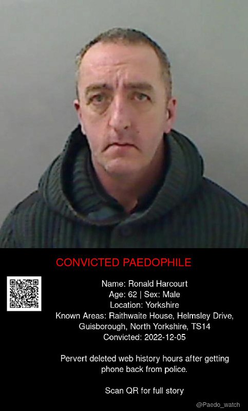 Ronald Harcourt 62 from #Yorkshire - 05/12/22