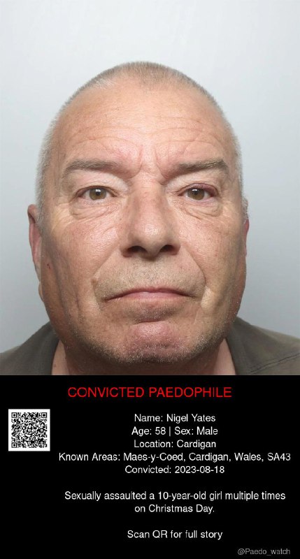 Nigel Yates 58 from #Cardigan - 18/08/23