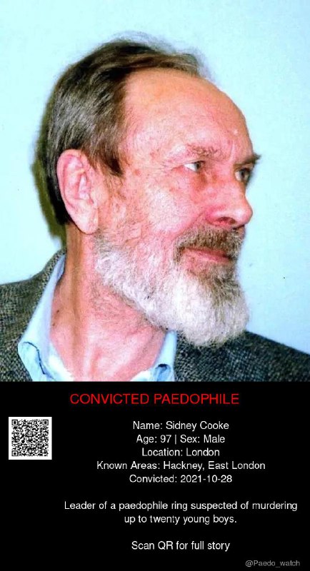 Sidney Cooke 97 from #London - 28/10/21