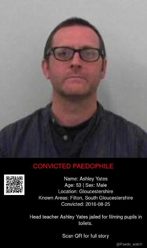 Ashley Yates 53 from #Gloucestershire - 25/08/16
