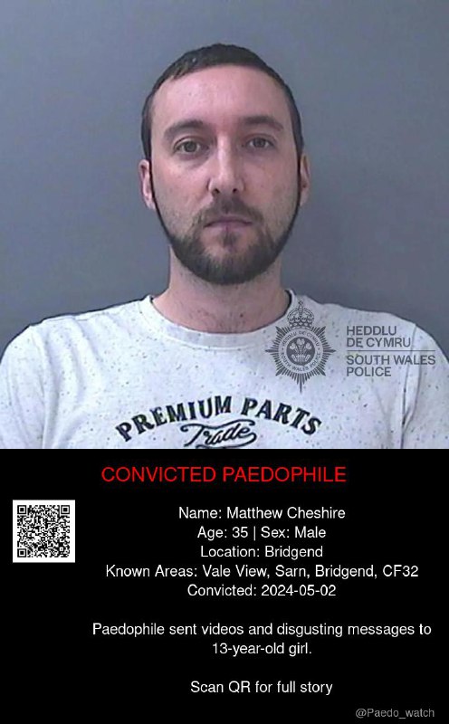 Matthew Cheshire 35 from #Bridgend - 02/05/24