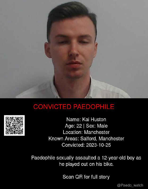 Kai Huston 22 from #Manchester - 25/10/23