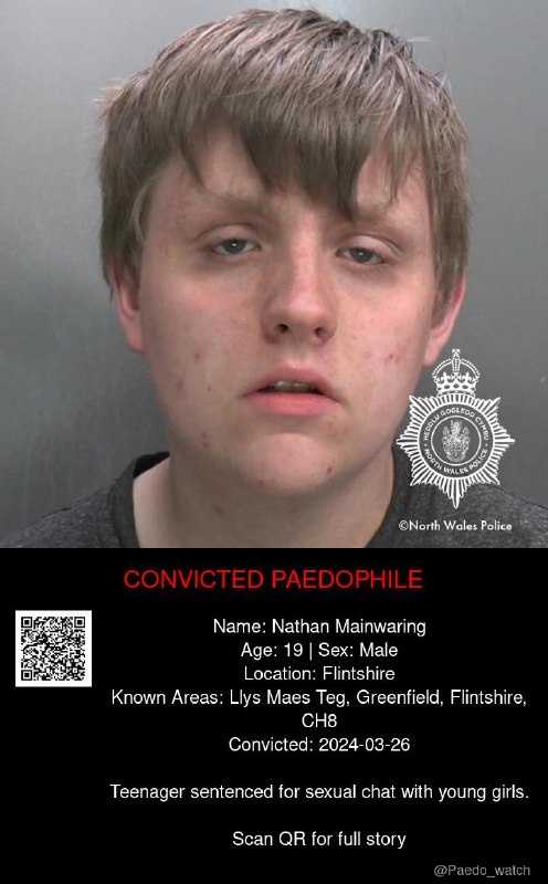 Nathan Mainwaring 19 from #Flintshire - 26/03/24