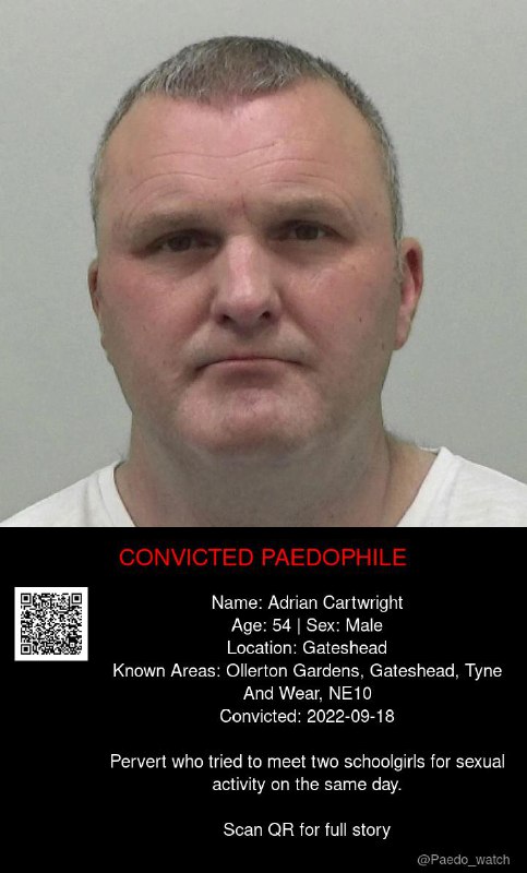 Adrian Cartwright 54 from #Gateshead - 18/09/22