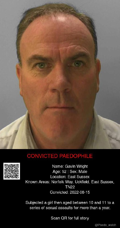 Gavin Wright 52 from #East Sussex - 15/08/22