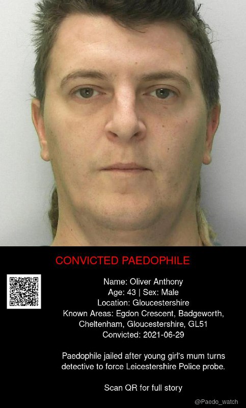 Oliver Anthony 43 from #Gloucestershire - 29/06/21