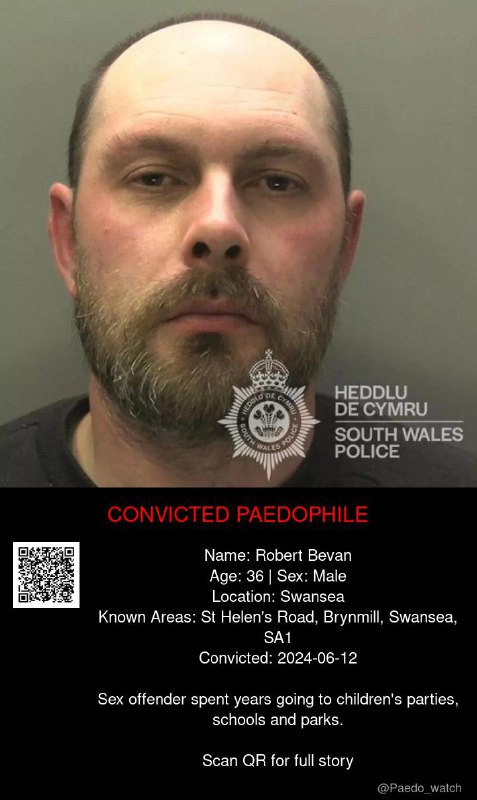 Robert Bevan 36 from #Swansea - 12/06/24