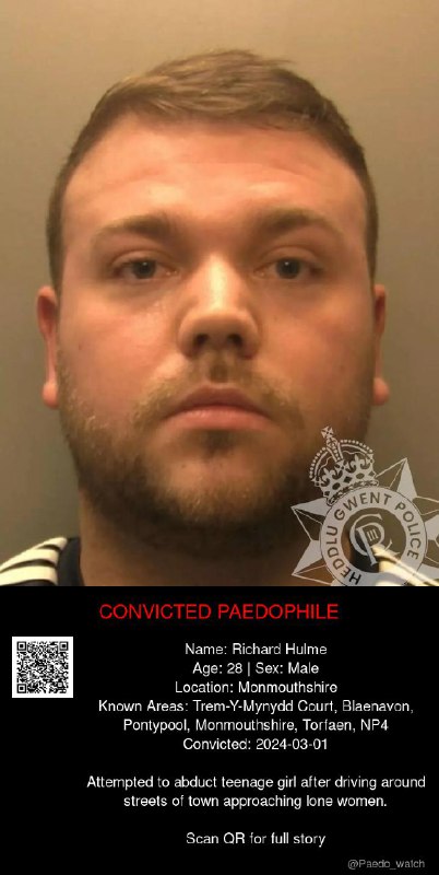Richard Hulme 28 from #Monmouthshire - 01/03/24