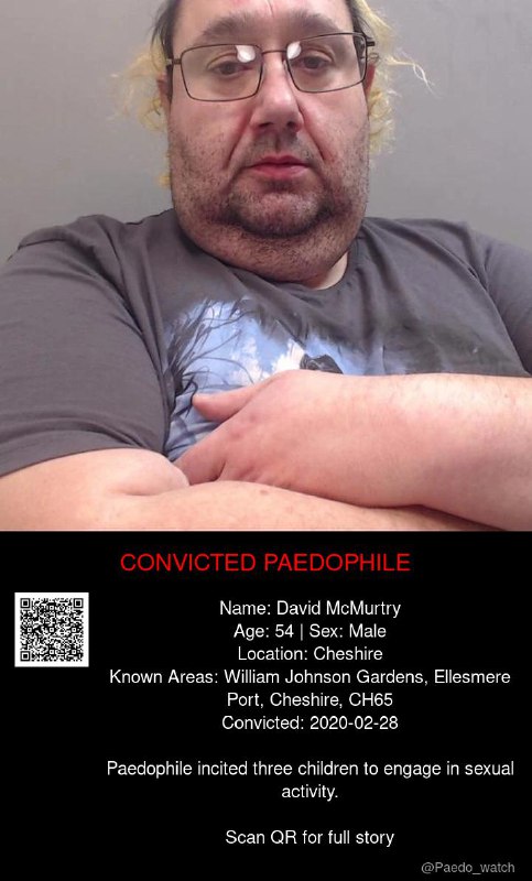 David McMurtry 54 from #Cheshire - 28/02/20