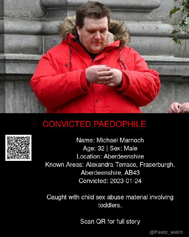 Michael Marnoch 32 from #Aberdeenshire - 24/01/23