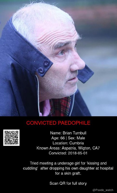 Brian Turnbull 66 from #Cumbria - 01/05/18