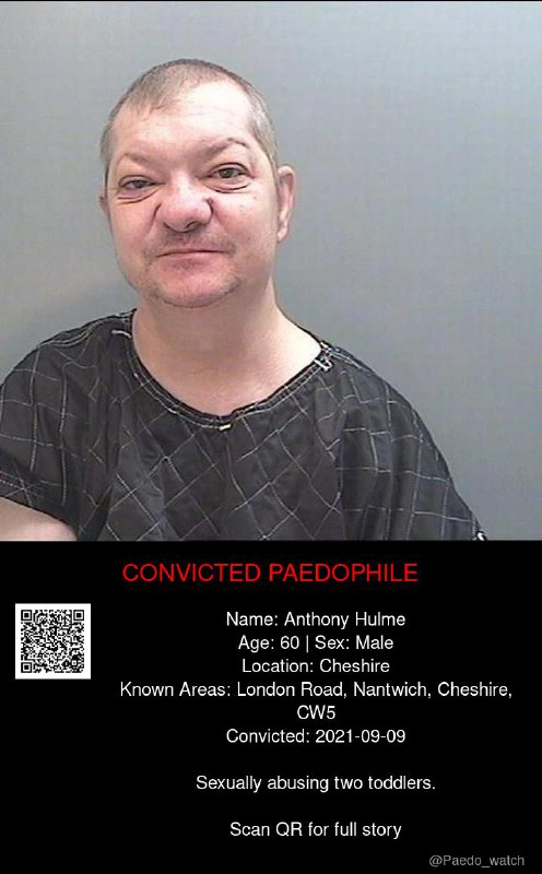 Anthony Hulme 60 from #Cheshire - 09/09/21