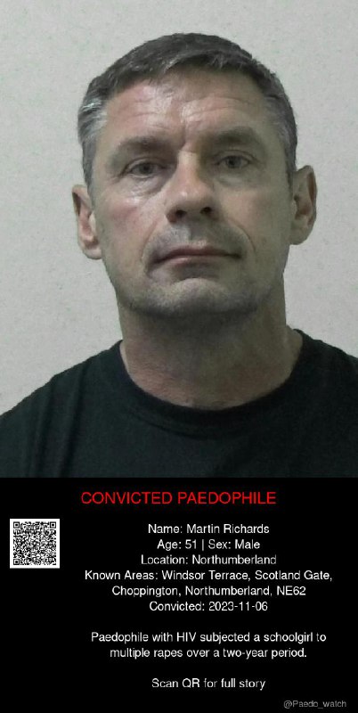 Martin Richards 51 from #Northumberland - 06/11/23