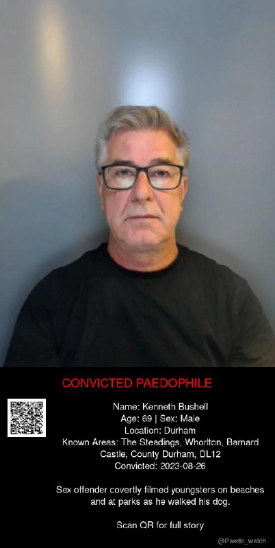 Kenneth Bushell 69 from #Durham - 26/08/23