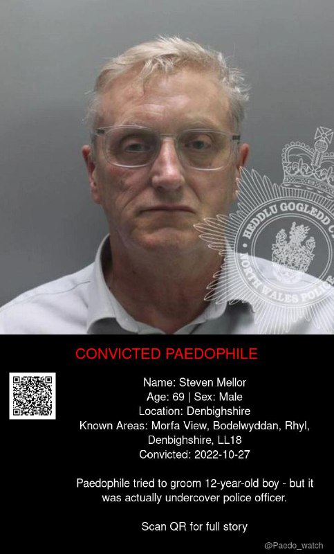 Steven Mellor 69 from #Denbighshire - 27/10/22