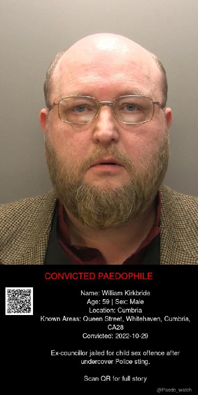 William Kirkbride 59 from #Cumbria - 29/10/22