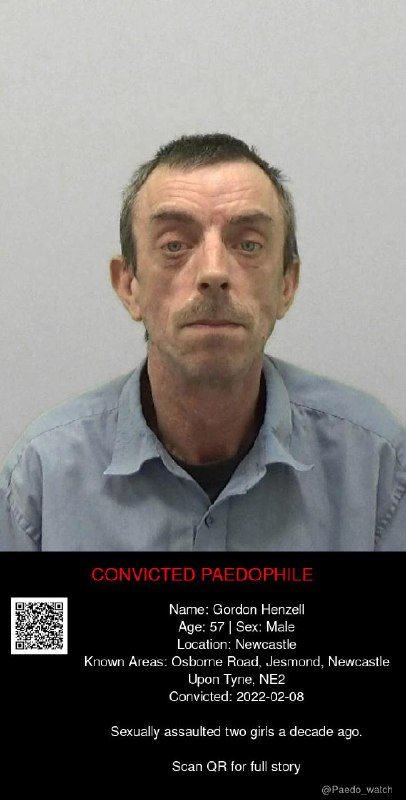Gordon Henzell 57 from #Newcastle - 08/02/22