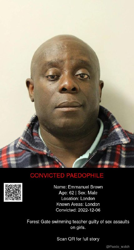 Emmanuel Brown 62 from #London - 06/12/22
