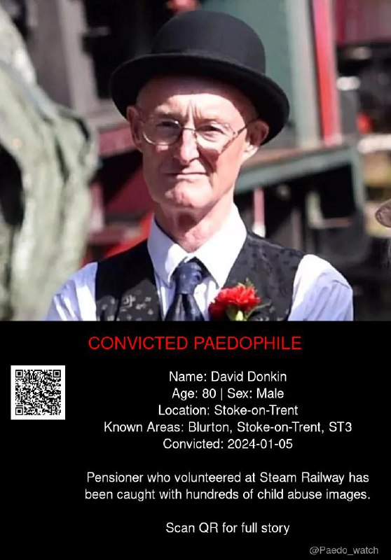 David Donkin 80 from #Stoke-on-Trent - 05/01/24