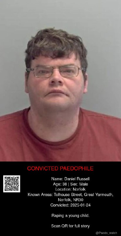 Daniel Russell 38 from #Norfolk - 24/01/25