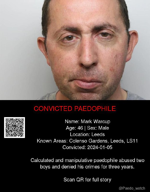 Mark Warcup 46 from #Leeds - 05/01/24