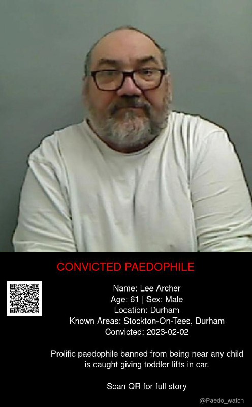 Lee Archer 61 from #Durham - 02/02/23