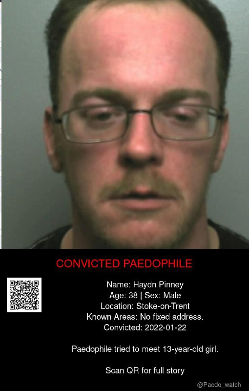 Haydn Pinney 38 from #Stoke-on-Trent - 22/01/22