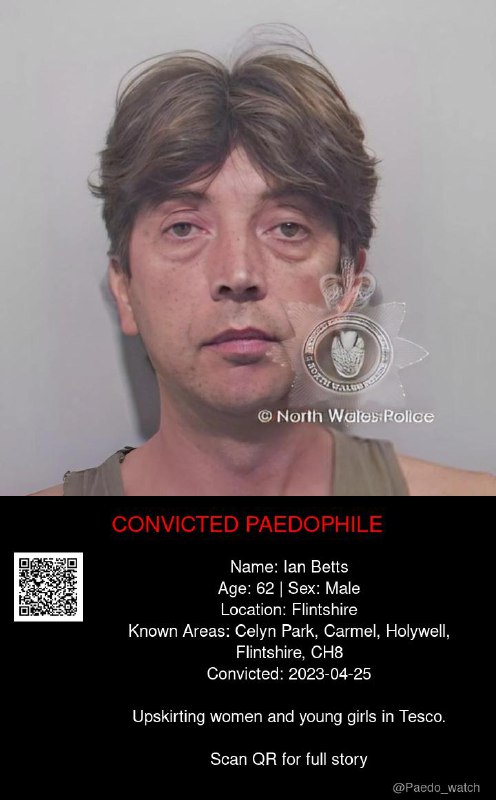 Ian Betts 62 from #Flintshire - 25/04/23