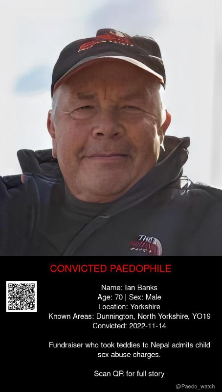 Ian Banks 70 from #Yorkshire - 14/11/22