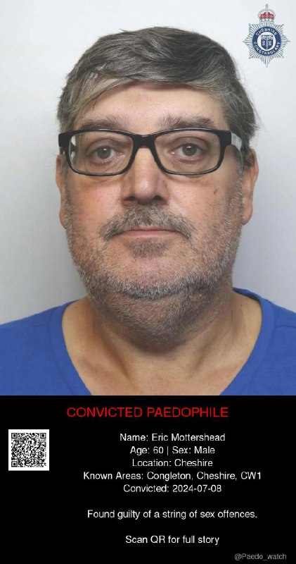 Eric Mottershead 60 from #Cheshire - 08/07/24
