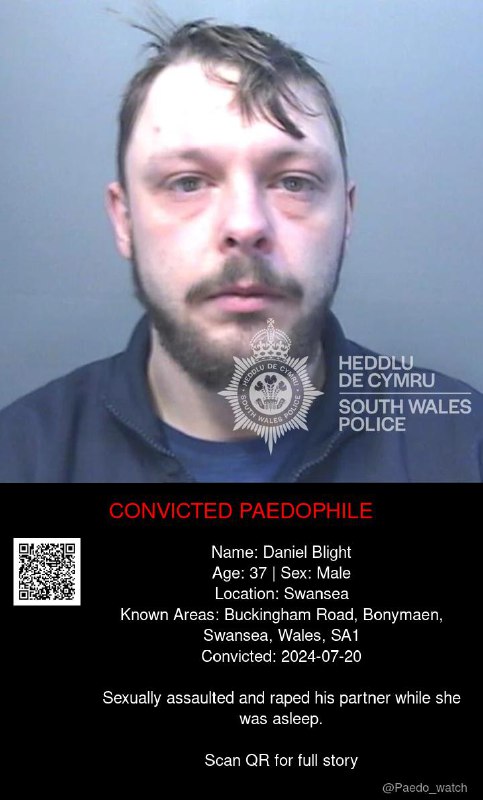 Daniel Blight 37 from #Swansea - 20/07/24