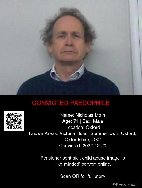 Nicholas Moth 71 from #Oxford - 20/12/22