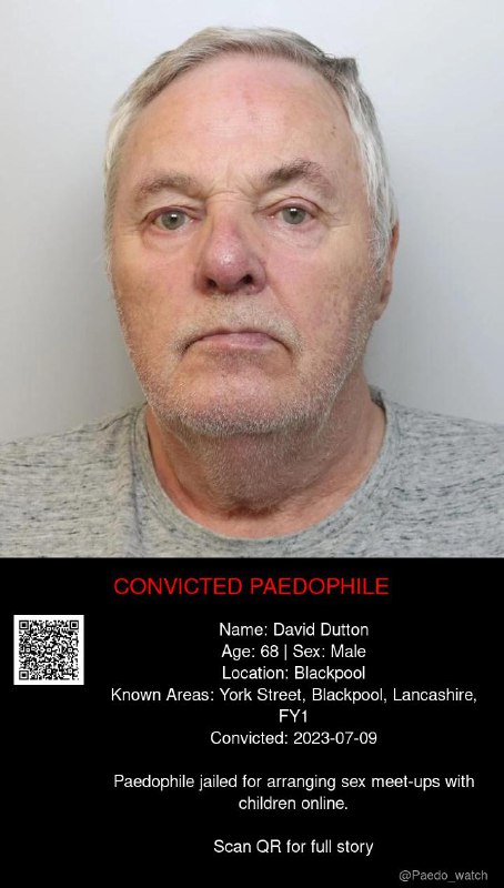 David Dutton 68 from #Blackpool - 09/07/23