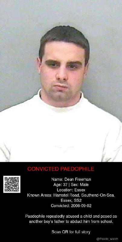 Dean Freeman 37 from #Essex - 02/09/08