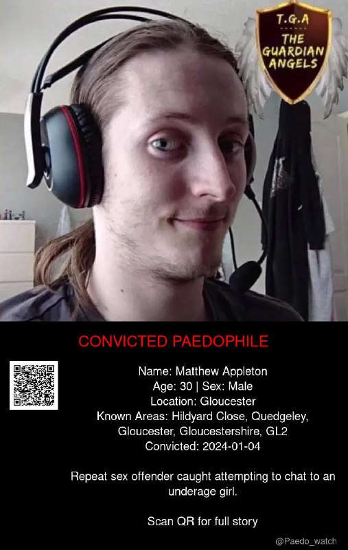 Matthew Appleton 30 from #Gloucester - 04/01/24