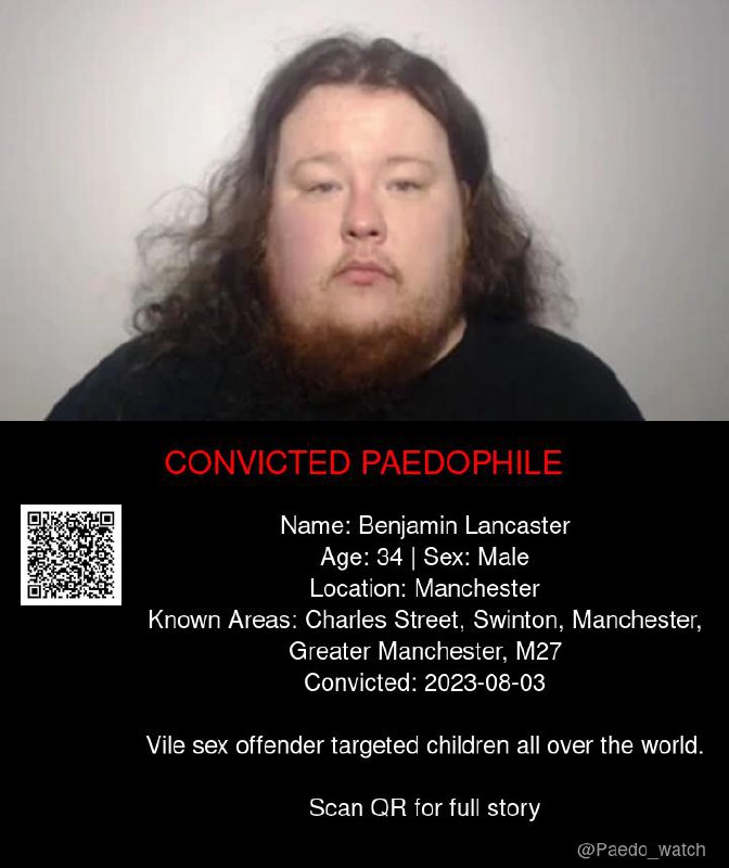 Benjamin Lancaster 34 from #Manchester - 03/08/23