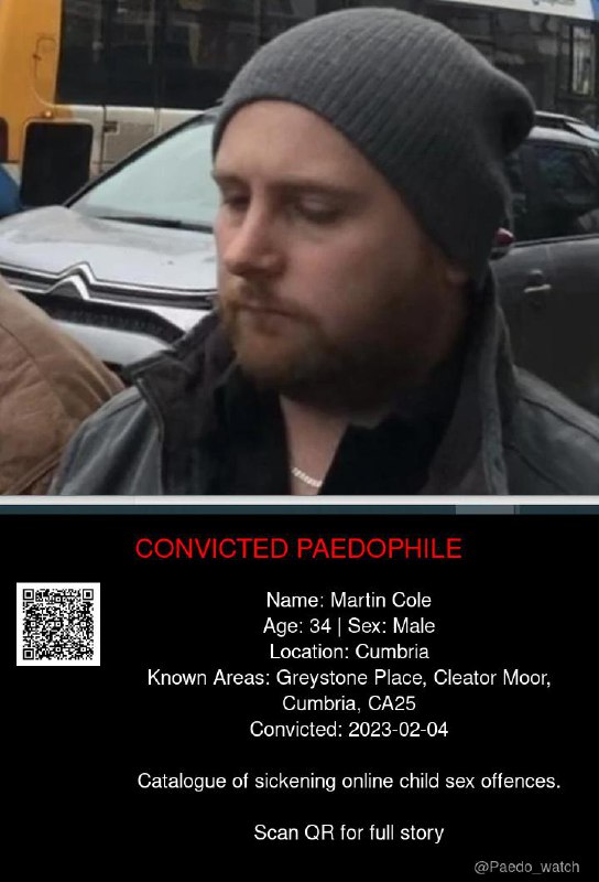 Martin Cole 34 from #Cumbria - 04/02/23