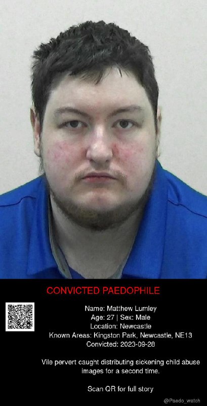 Matthew Lumley 27 from #Newcastle - 28/09/23